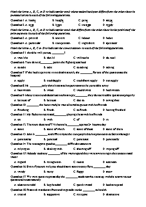 Đề luyện thi THPT Quốc gia môn Tiếng Anh - Theo cấu trúc tinh giản (Có đáp án)